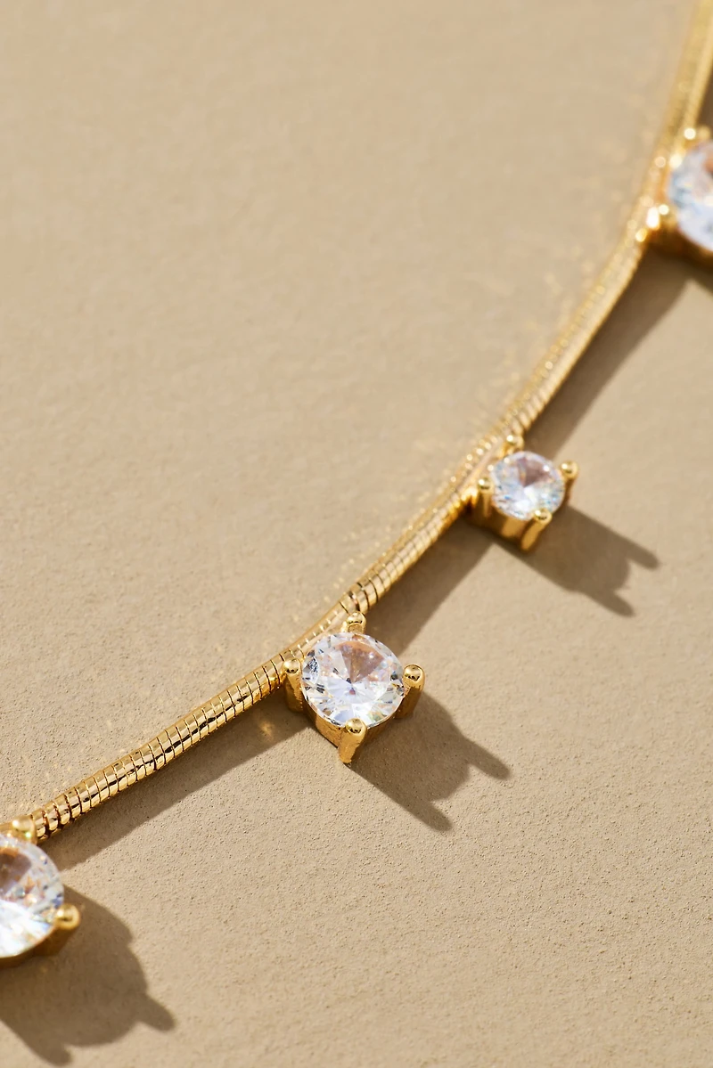 Colorful Crystal Short Necklace