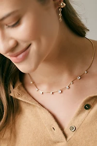 Colorful Crystal Short Necklace