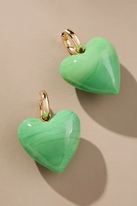 Icon Charm Huggie Hoop Earrings