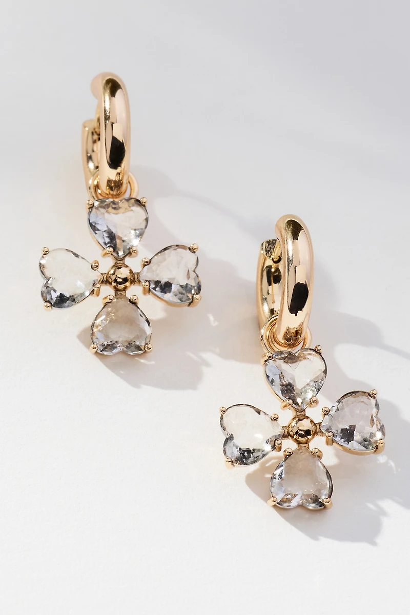 Icon Charm Huggie Hoop Earrings