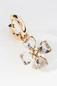 Icon Charm Huggie Hoop Earrings