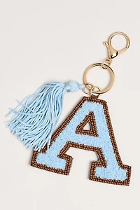 Varsity Monogram Bag Charm