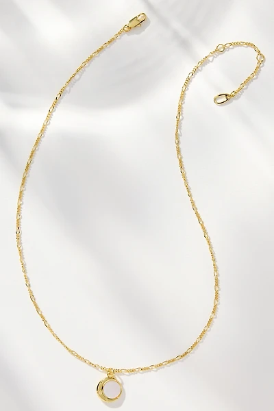 Ana Luisa Mei Moon Pendant Necklace