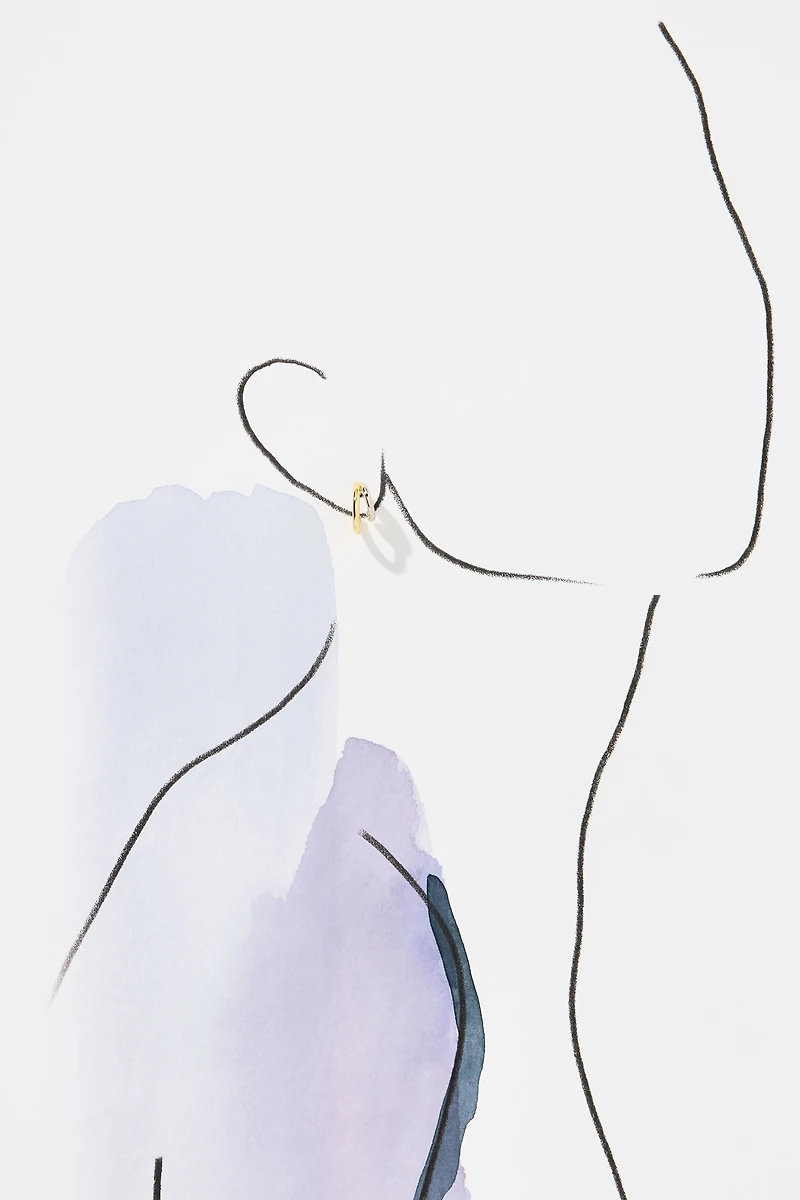 Ana Luisa Scarlett Mixed Metal Double Hoop Earrings
