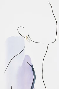 Ana Luisa Scarlett Mixed Metal Double Hoop Earrings
