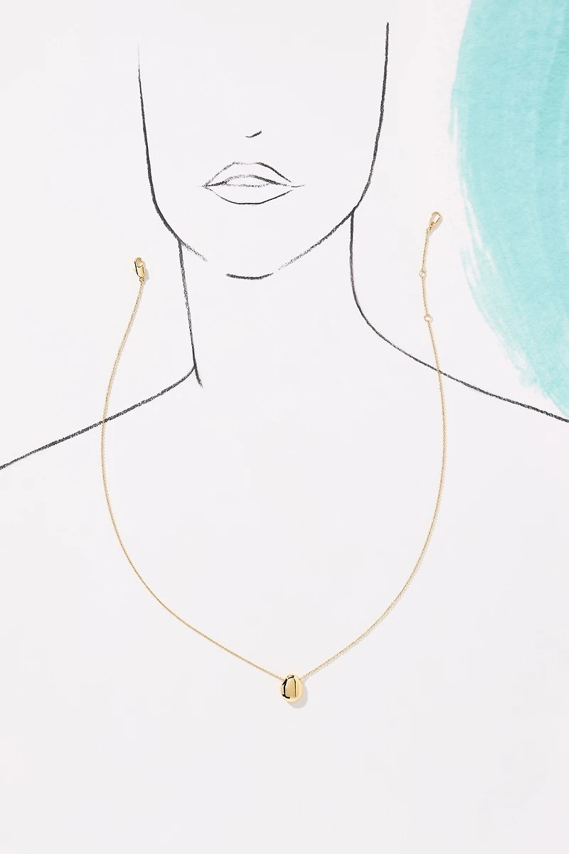 Ana Luisa Mini Pebble Pendant Necklace