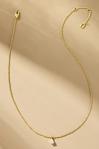 Ana Luisa Elise Delicate Solitaire Pendant Necklace