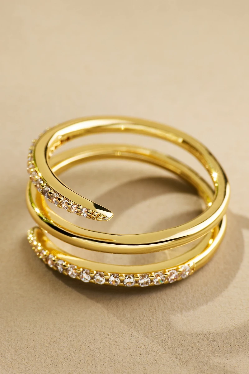 Ana Luisa Oren Triple Claw Ring
