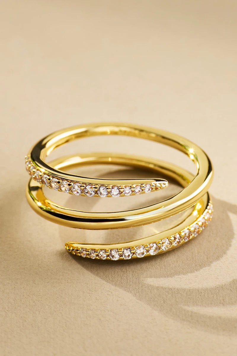 Ana Luisa Oren Triple Claw Ring
