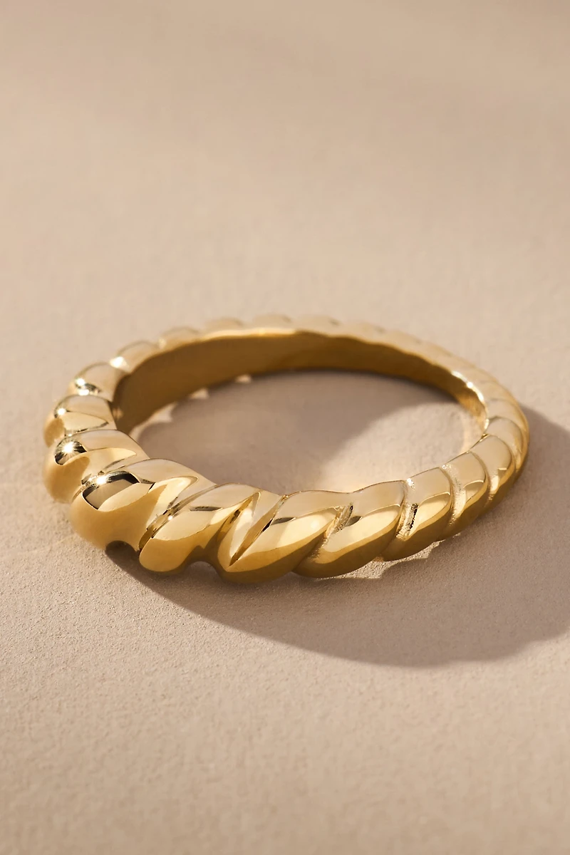 Ana Luisa Rope Slim Twist Ring
