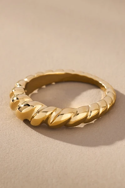 Ana Luisa Rope Slim Twist Ring