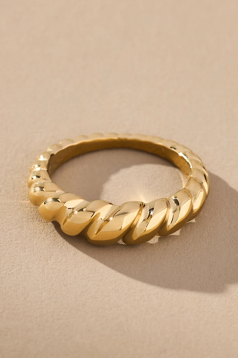 Ana Luisa Rope Slim Twist Ring