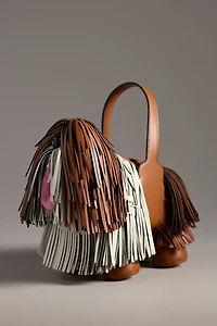 JW PEI Fringe Dog Shoulder Bag