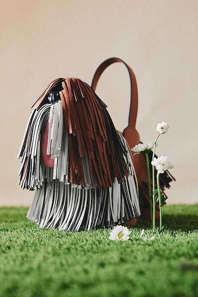 JW PEI Fringe Dog Shoulder Bag