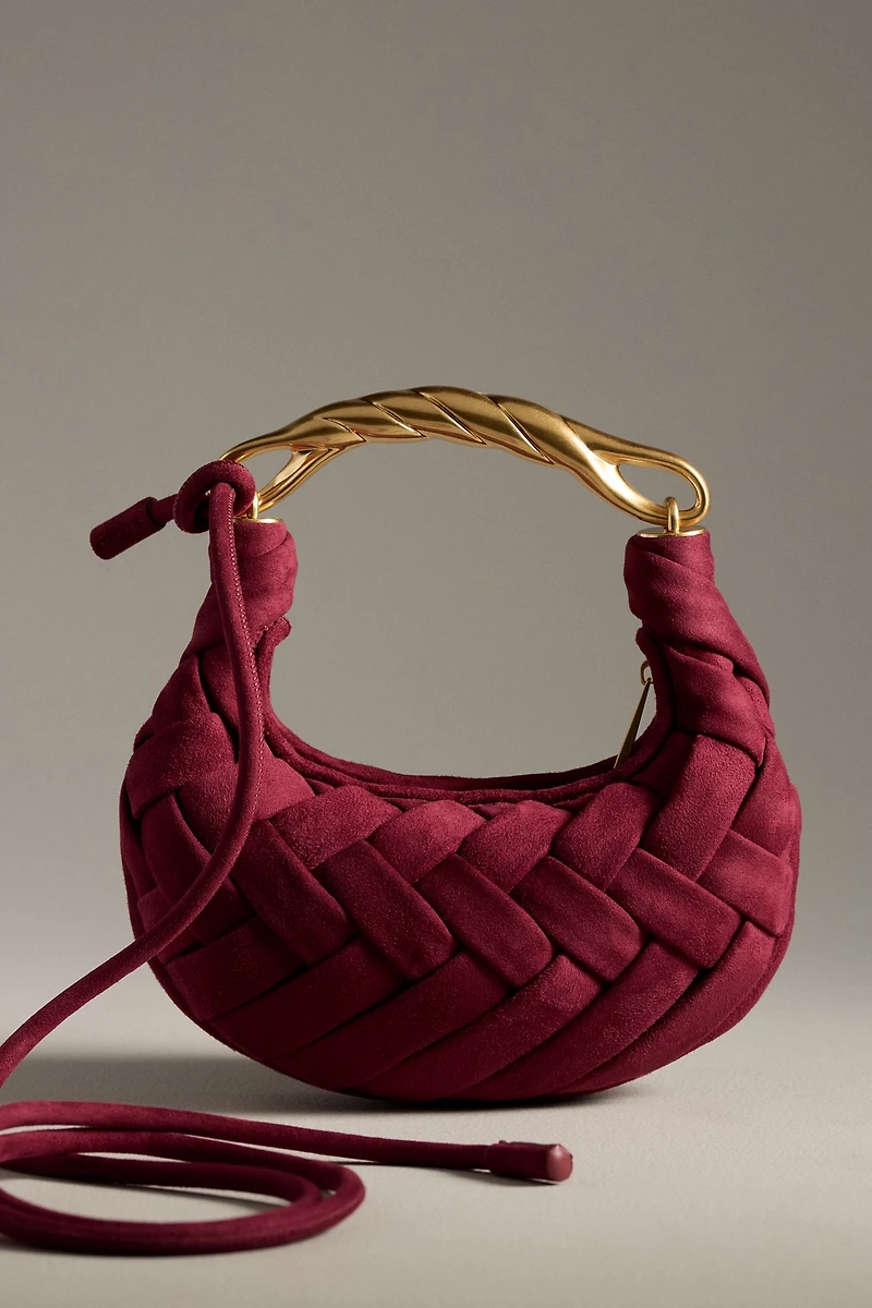 JW PEI Orla Woven Faux-Suede Handbag