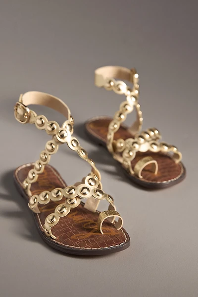 Sam Edelman Gloria Ankle Strap Studded To-Ring Sandals