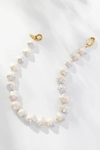 Logan Tay Baroque Flower Pearl Necklace