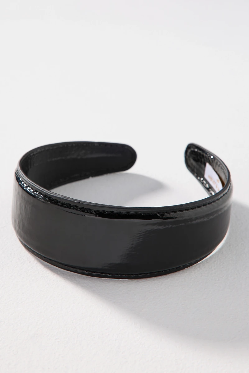 Violet & Brooks Paige Wide Faux-Leather Headband