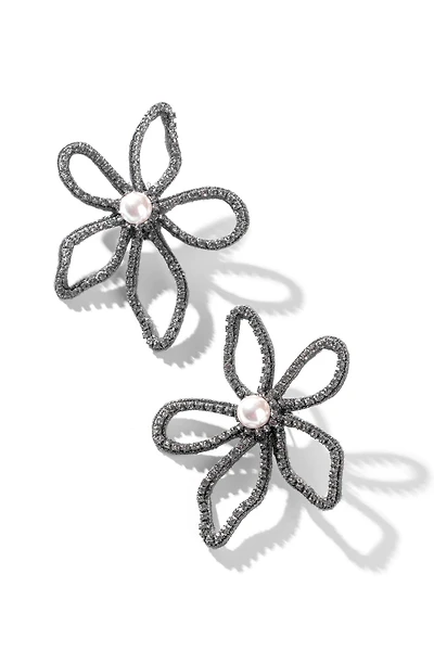 Deepa Gurnani Felicity Flower Post Earrings