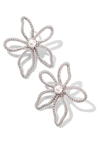 Deepa Gurnani Felicity Flower Post Earrings