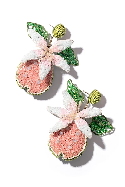 Deepa Gurnani Guava Drop Earrings