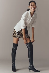 By Anthropologie Over-The-Knee Stretch Boots