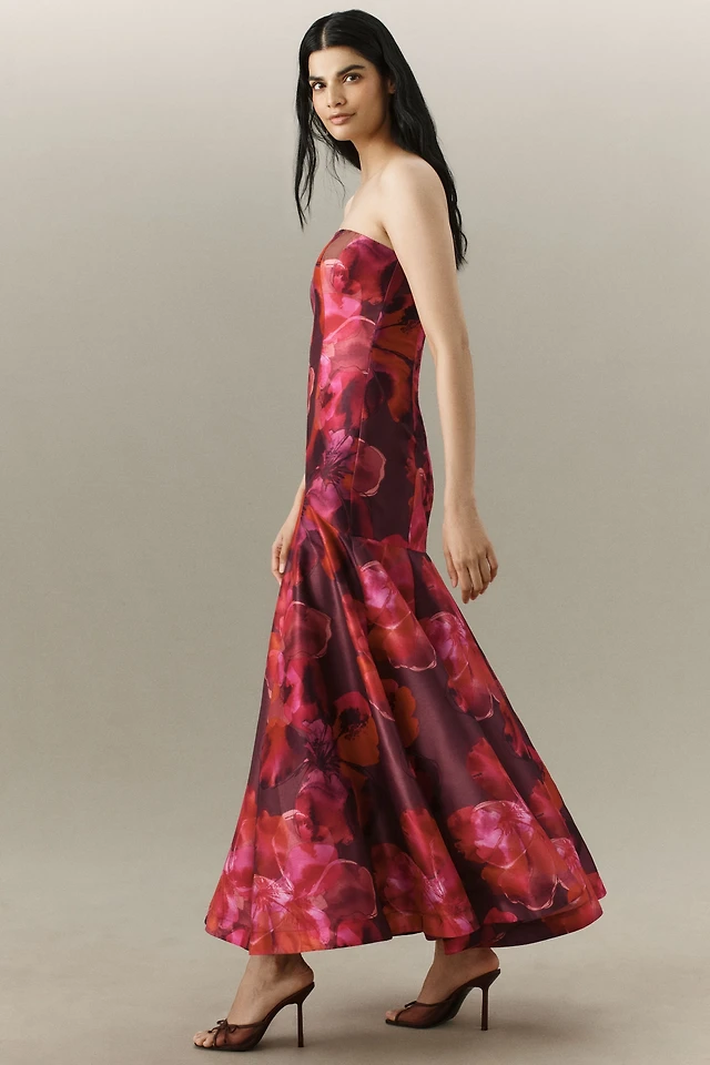 Hutch Victoria Strapless Fit & Flare Maxi Dress at MarketFair Shoppes in  Princeton, NJ