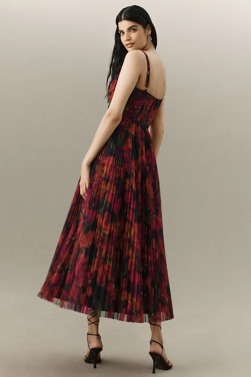 Hutch Joanna Sleeveless V-Neck A-Line Maxi Dress