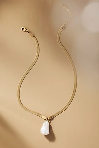 Shyla Serpentine Pearl Pendant Necklace