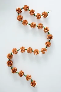 Orange Marigolds Iron Garland