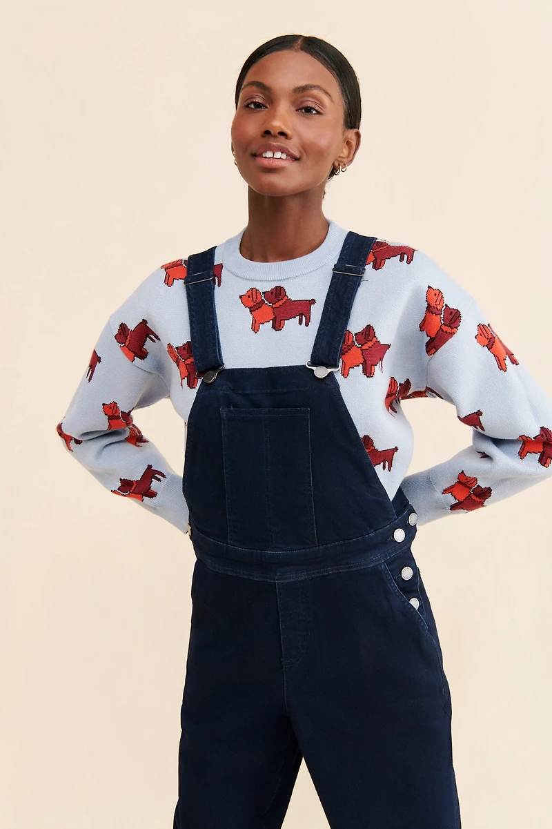 Universal Standard Casey Classic Denim Overalls