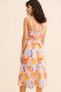 Cecilia Pettersson Tie-Front Midi Dress