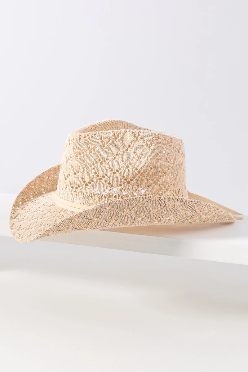 Cheveux Corp. Crochet Belted Rancher