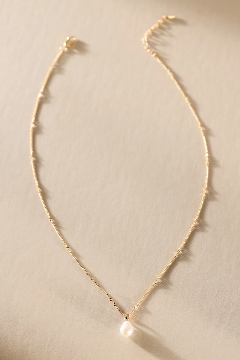 Missoma Baroque Pearl Twist Necklace