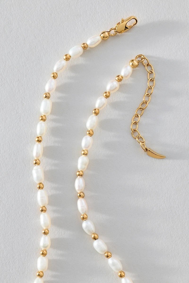 Missoma Seeded Pearl Choker Necklace