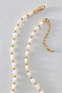 Missoma Seeded Pearl Choker Necklace