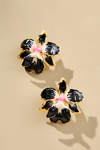 The Pink Reef Vanilla Orchid Post Earrings