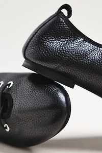 Intentionally Blank Atomic Lace-Up Ballet Flats