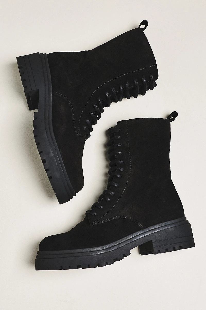 Intentionally Blank Halstox Lace-Up Ankle Boots