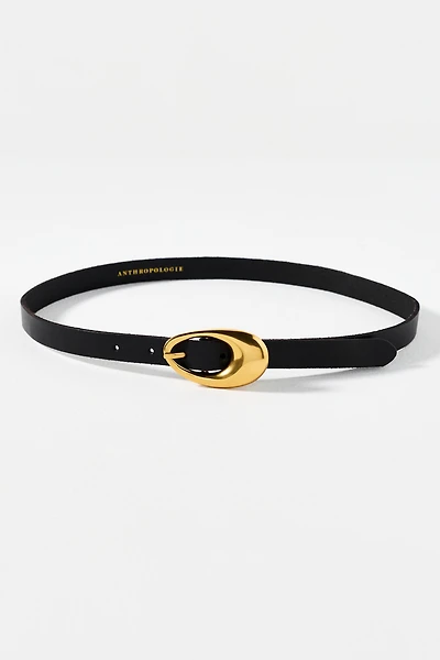Oval Bubble Buckle Belt