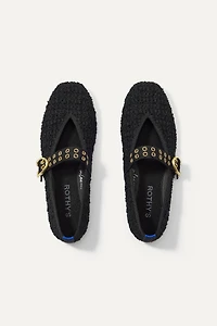 Rothy's The Max Square Buckle Mary Jane Flats