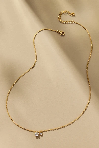 Delicate Floral Charm Necklace