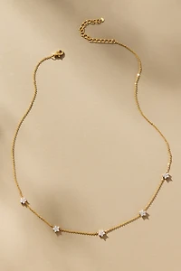 Spaced Floral Necklace