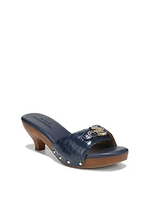 Dr. Scholl's x Favorite Daughter Heartbreak Wood-Bottom Kitten Heels