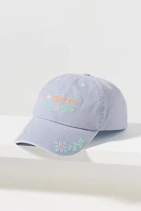 By Anthropologie Pointelle Stitched Baseball Cap