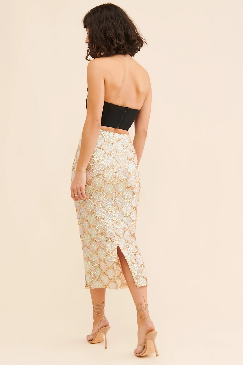 Bl-nk Quetzalli Sequin Skirt