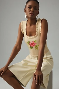 Bow-Back Sweater Tank