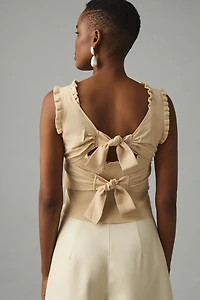 Bow-Back Sweater Tank
