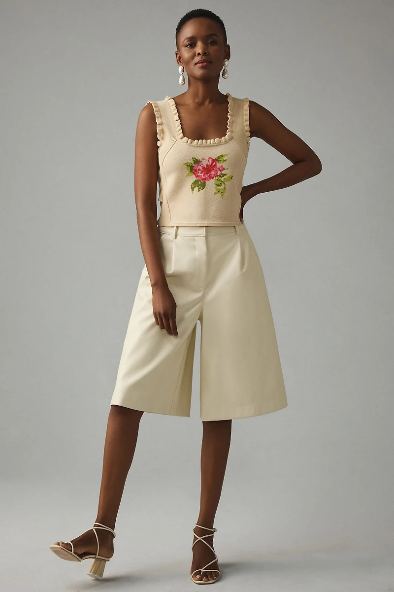 Bow-Back Sweater Tank