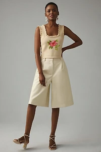 Bow-Back Sweater Tank